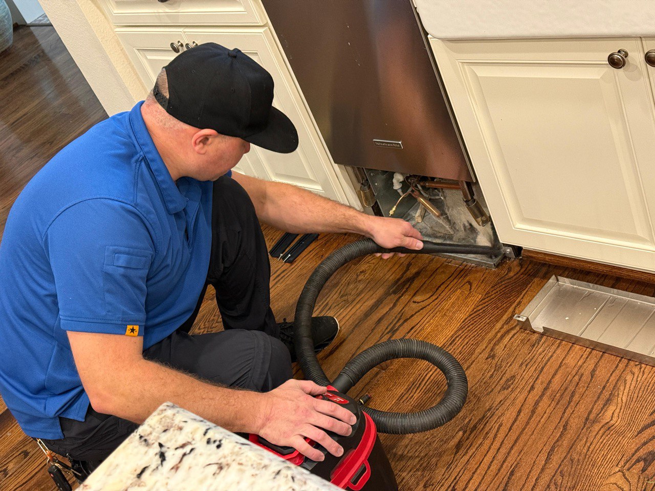 Technician at work